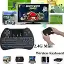 Mini Teclado Inalámbrico Airmouse Android Smart Tv Iluminado