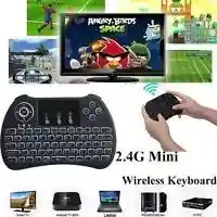Mini Teclado Inalámbrico Airmouse Android Smart Tv Iluminado