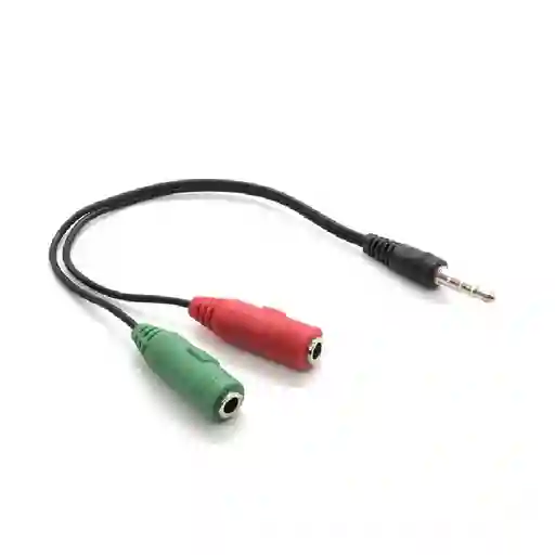 Cable Jaltech 3.5 Mm Macho A Mic Y Audio