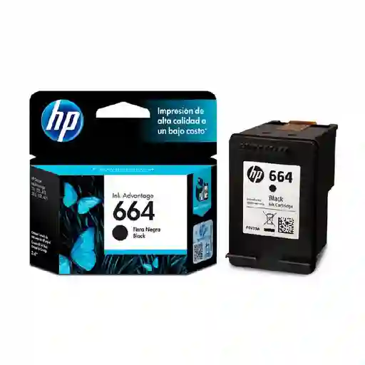 Cartucho Hp 664 Negro