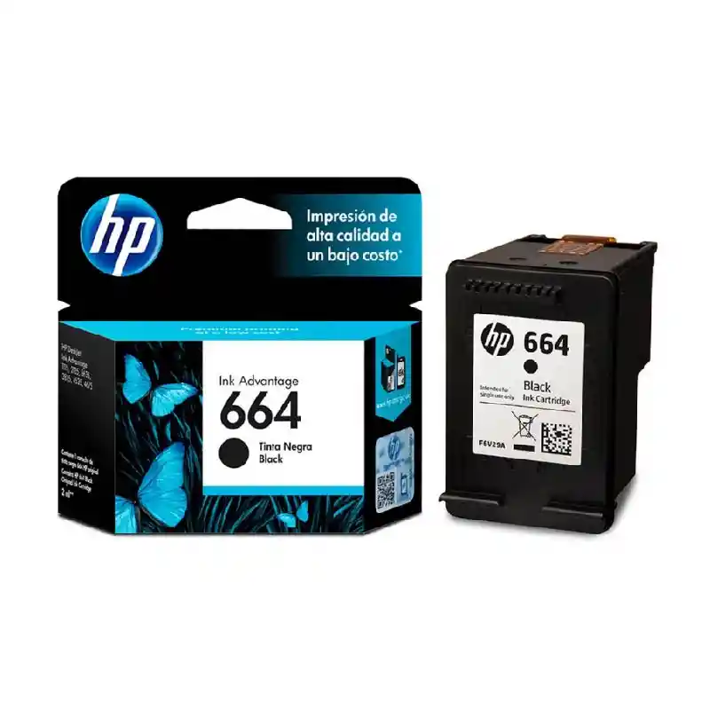 Cartucho Hp 664 Negro