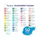 Marcador Crayola, Plumones Lavables Super Tips X 50 Colores
