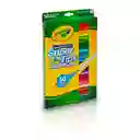 Marcador Crayola, Plumones Lavables Super Tips X 50 Colores