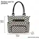Bolso Pañalera Para Bebe Tamaño Grande Niño Y Niña Beige