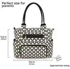 Bolso Pañalera Para Bebe Tamaño Grande Niño Y Niña Beige