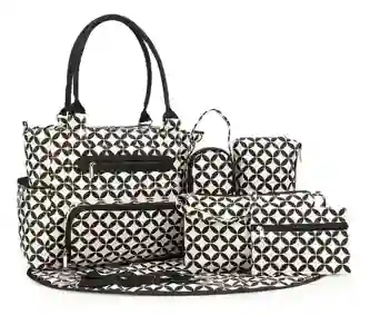 Bolso Pañalera Para Bebe Tamaño Grande Niño Y Niña Blanca