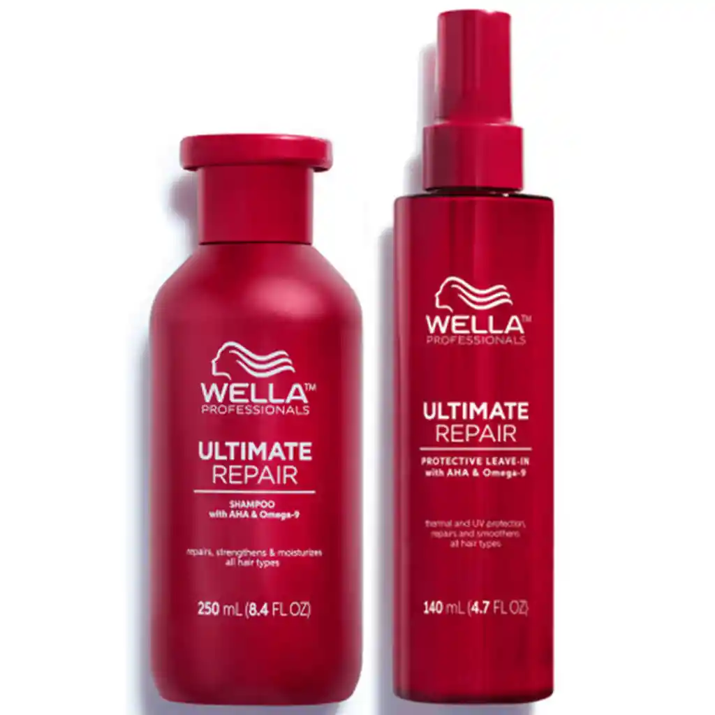 Wella Duo Shampoo Y Termoprotector Ultimate Repair