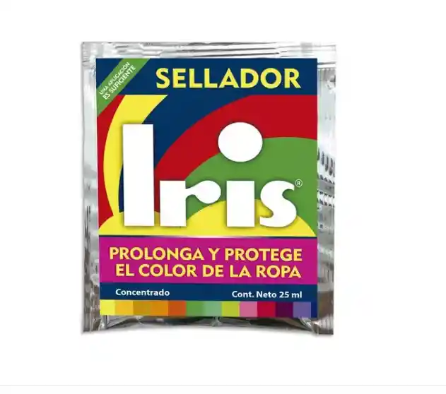 4 Sellador Fijador Protector Color Ropa Prenda Tintura Iris