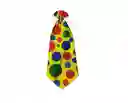 Corbata Payaso Clown Disfraz Halloween Fiesta Color Carnaval