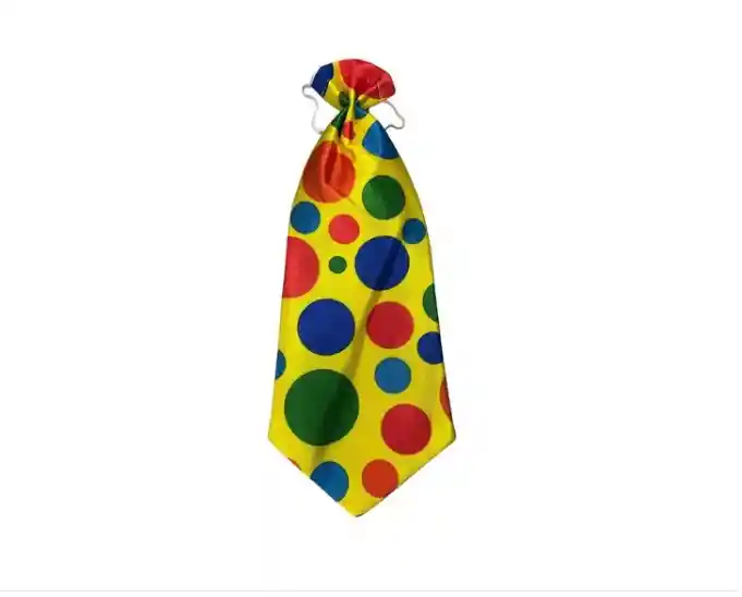 Corbata Payaso Clown Disfraz Halloween Fiesta Color Carnaval