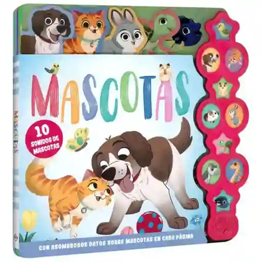 Libro Interactivo 10 Sonidos Mascotas Lexus