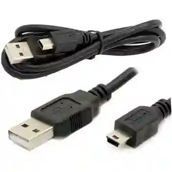 Cable V3 Datos Usb -usb-v3 Negro Carga Rápida Economico Ligero