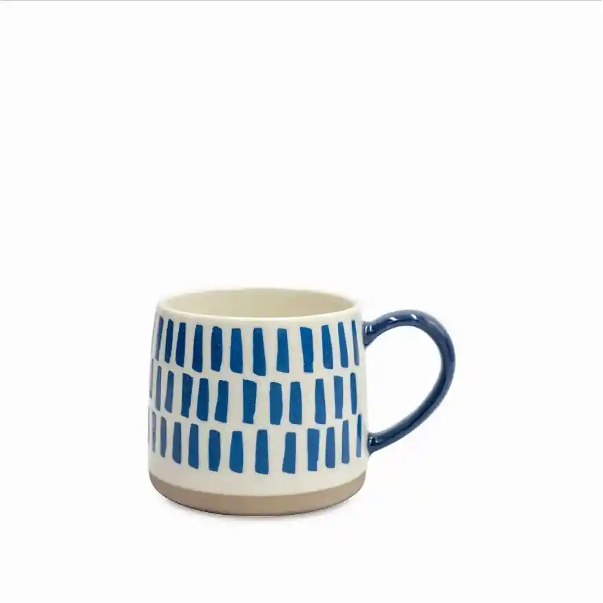 Mug Rayas Indigo