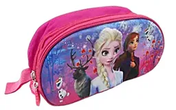 Cartuchera Escolar Niña Frozen De 22cm