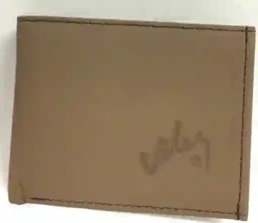 Billetera Cuero Beige Caja Garantia Original