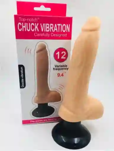 Vibrador Ultrarealista Venoso Flexible 18x4cms Con Chupa