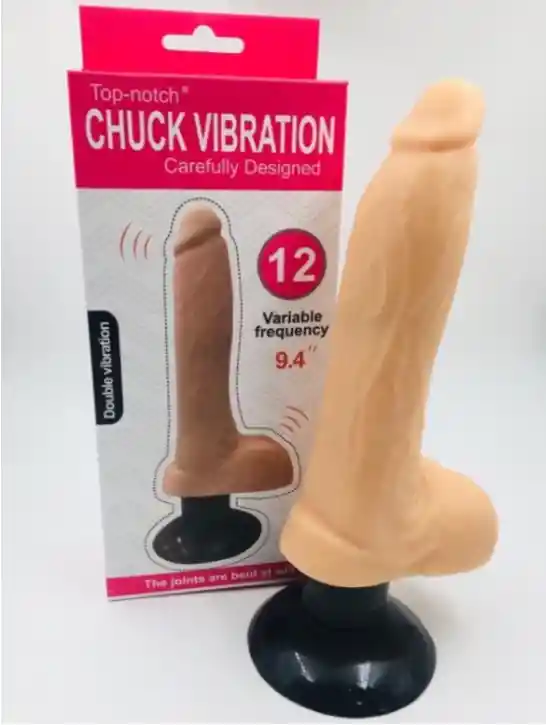 Vibrador Ultrarealista Venoso Flexible 18x4cms Con Chupa