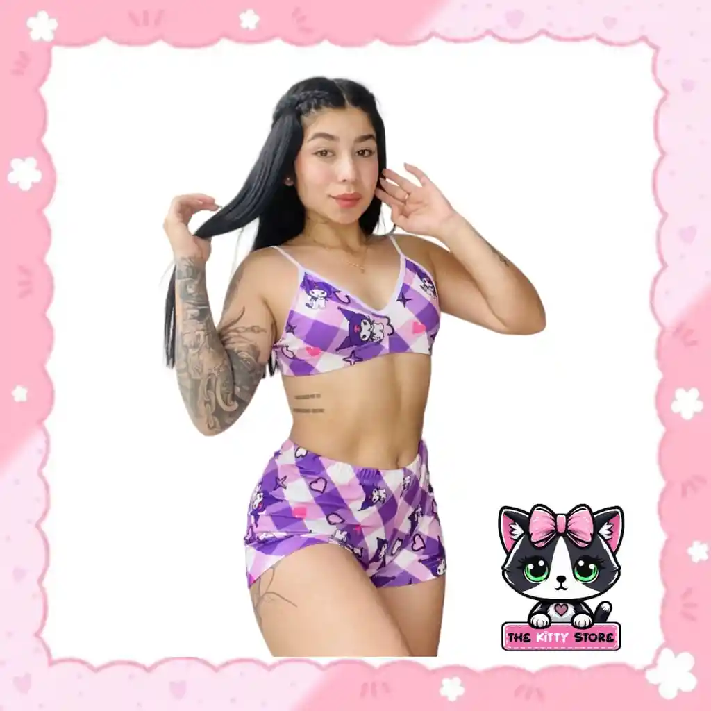 Pijama Short Kuromi.