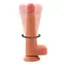 Vibrador De Rotación Y Empuje Con Control Remoto Recargable 18cm Piel