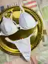 Conjunto 2 Piezas Basico Ropa Interior En Rif Top Y Pantie Promocion Lenceria