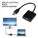 Convertidor Adaptador Usb 3.0 A Puerto Vga/ Duplica La Imagen/extiende Pantalla