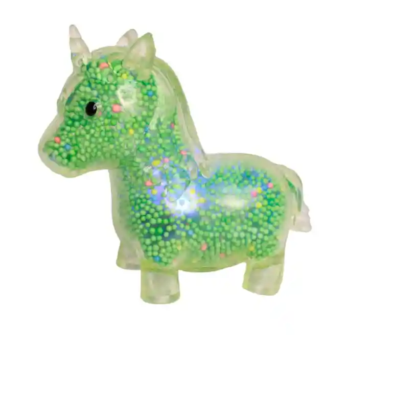 Squishy Juguete Anti Estrés Unicornio Pepas De Colores