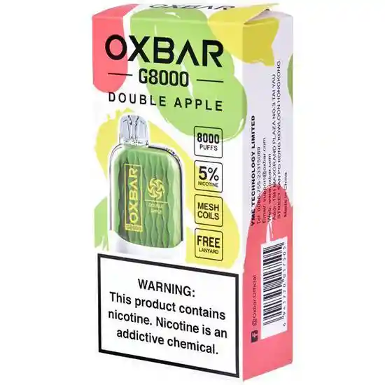 Oxbar Double Apple 8000puff