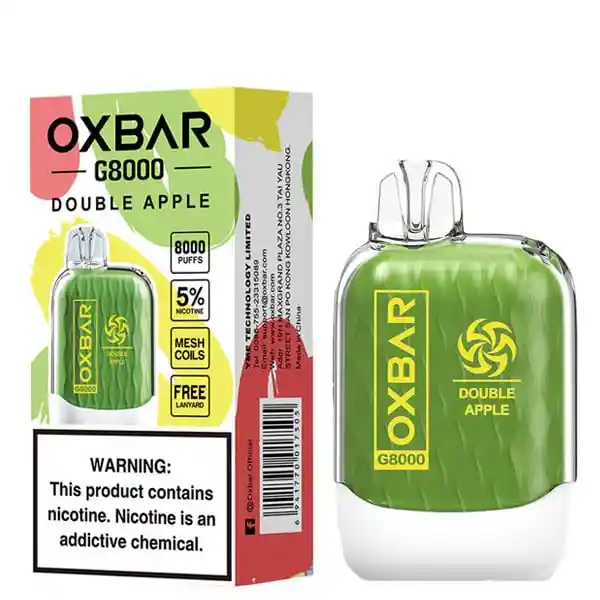 Oxbar Double Apple 8000puff