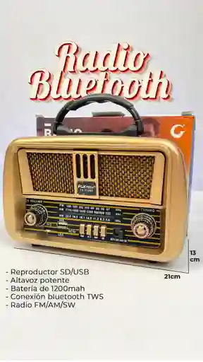 Radio Retro Fox Tech 172 Bt