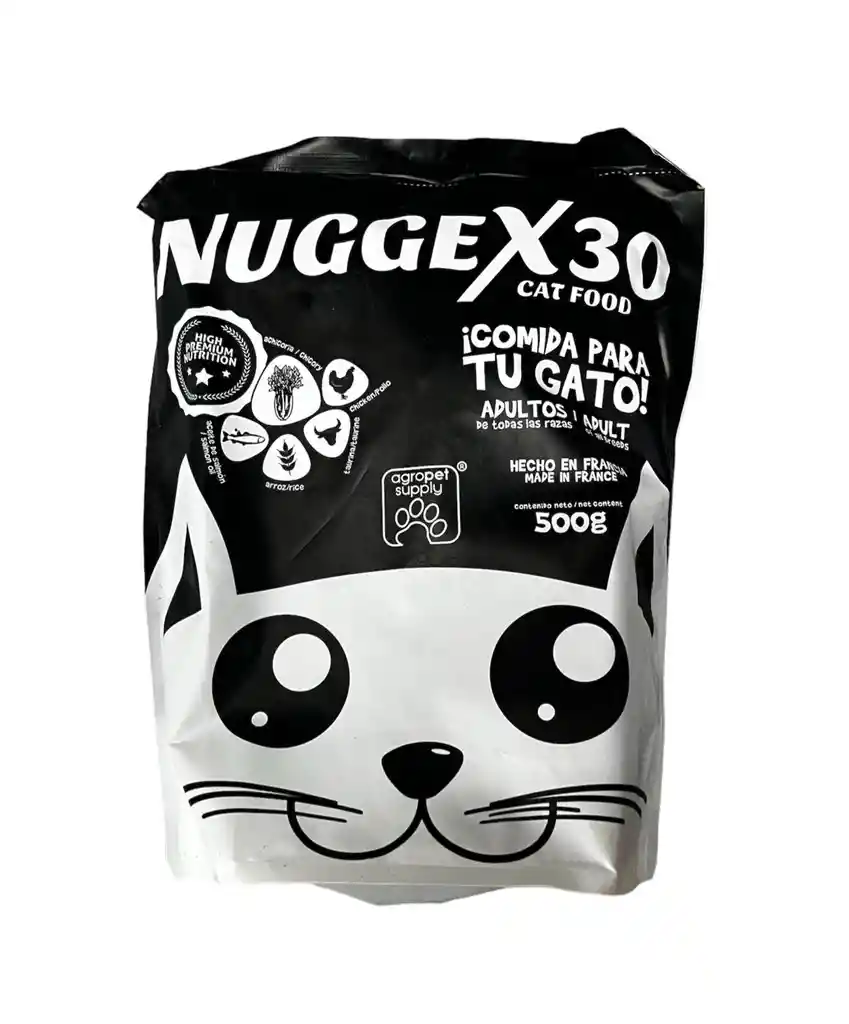 Concentrado Comida Alimento Gato Adulto Premium Importada Cat Nuggex30