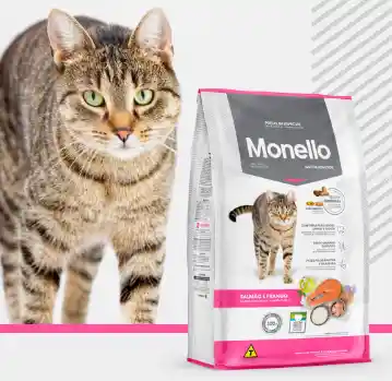 Monello Gato Adulto Pollo Y Salmon Monello Gato 7kg Monello Gatos