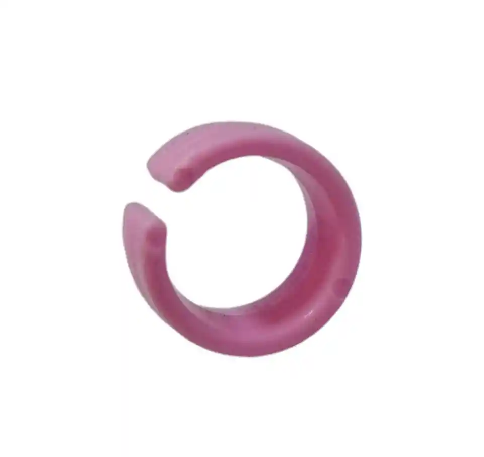 Earcuff Plastico Color Rosado