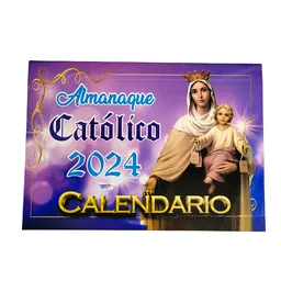Almanaque Calendario Católico 2024 Horizontal