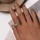 Anillo Ajustable Para Mujer Oso Panda En Plata 925