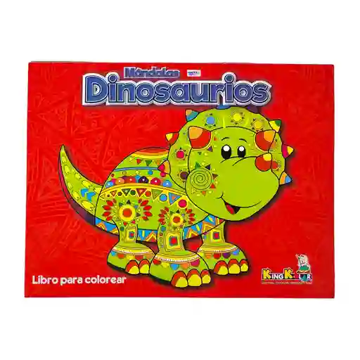 Libro Mándalas Para Colorear Dinosaurios Con Actividades