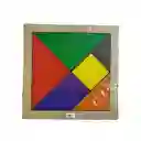 Juego Tangram Didáctico Educativo Madera Pequeño X 7 Piezas