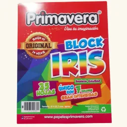 Block Iris Intenso Carta