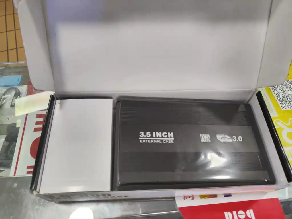 Caja Usb 3.0 Externa Case Aluminio Sata Disco Duro 3.5 Escritorio Usb 3.0 6gb/s Dale Vida A Tu Hdd 3.5