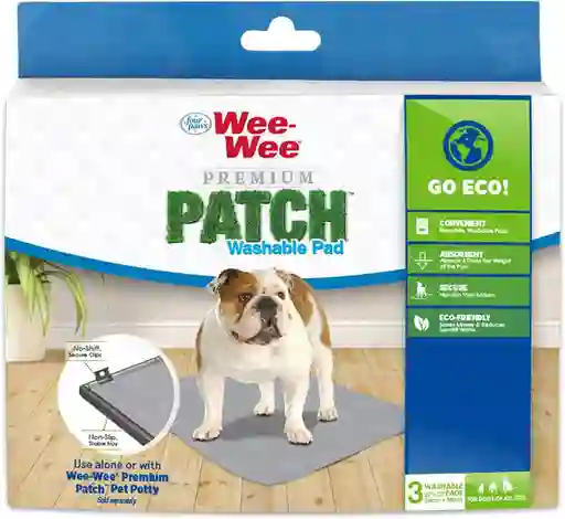 Bandeja Con Cesped Wee-wee Premium Patch Pet Potty- Four Paws Para Interiores Y Exteriores.