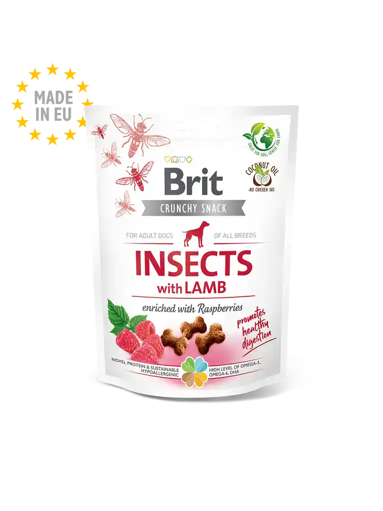 Brit Care Crunchy Galletas De Insecto Con Cordero X 200gr