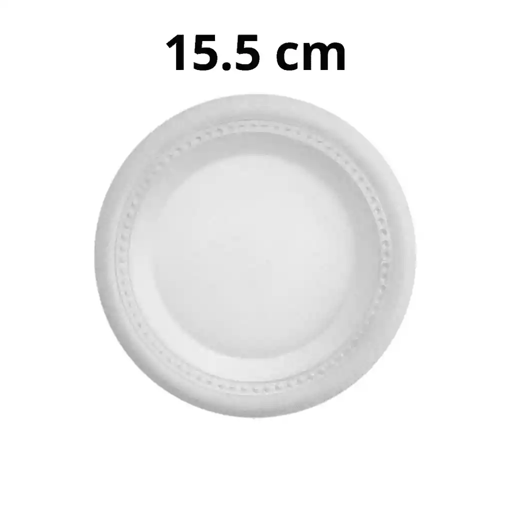 Plato Icopor #15.5 Cm Darnel