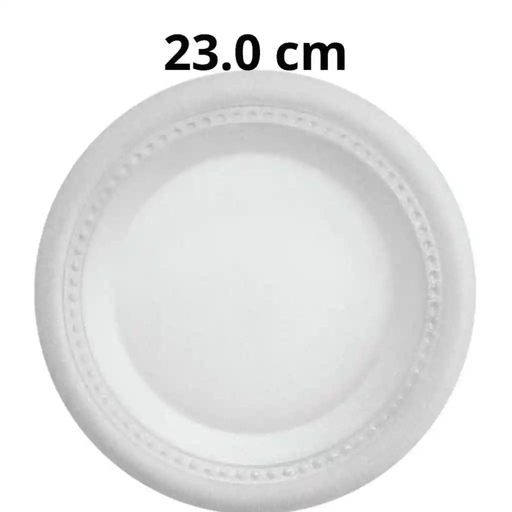 Plato Icopor #23 Cm Darnel