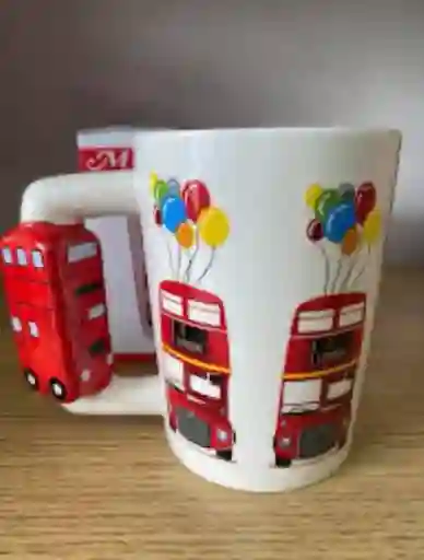 Mugs Taza Bus De Londres - Mugs En Ceramica