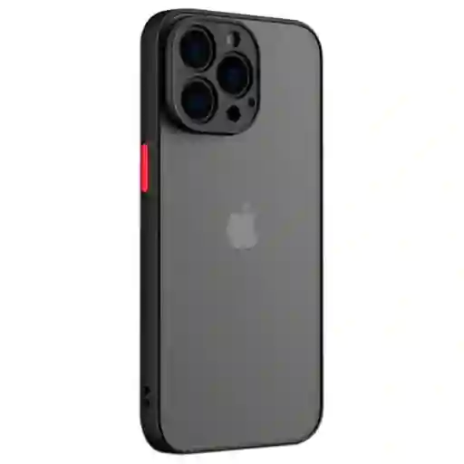 Iphone 13 Pro Max Funda Dual Mate Iphone Negro+rojo