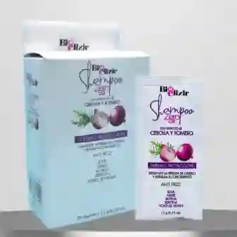 Shampoo Zero Sal Cebolla Y Romero - Bioelixir (caja 24und)