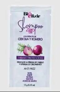 Shampoo Zero Sal De Cebolla Y Romero - Bio Elixir (sobre)