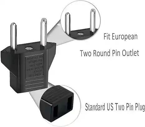 Adaptador Americano A Europeo X6 Pack Convertidor Enchufe Plug