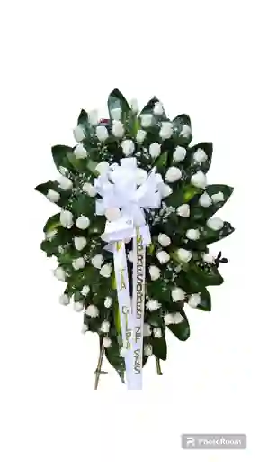 Corona Funebre Pedestal Adios