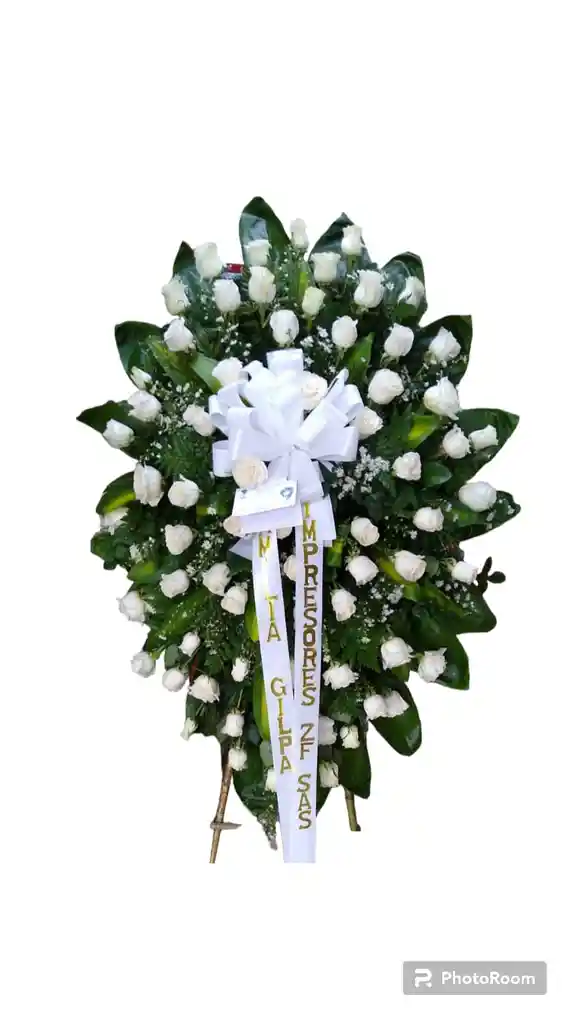 Corona Funebre Pedestal Adios