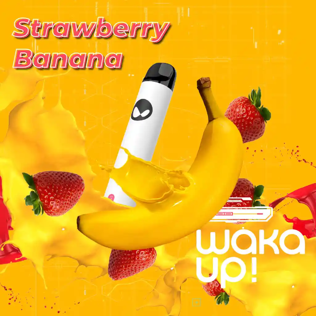 Waka Strawberry Banana 1800puff